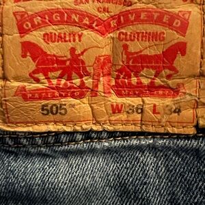 Levi's Classic Blue Straight Jeans Timeless Fit